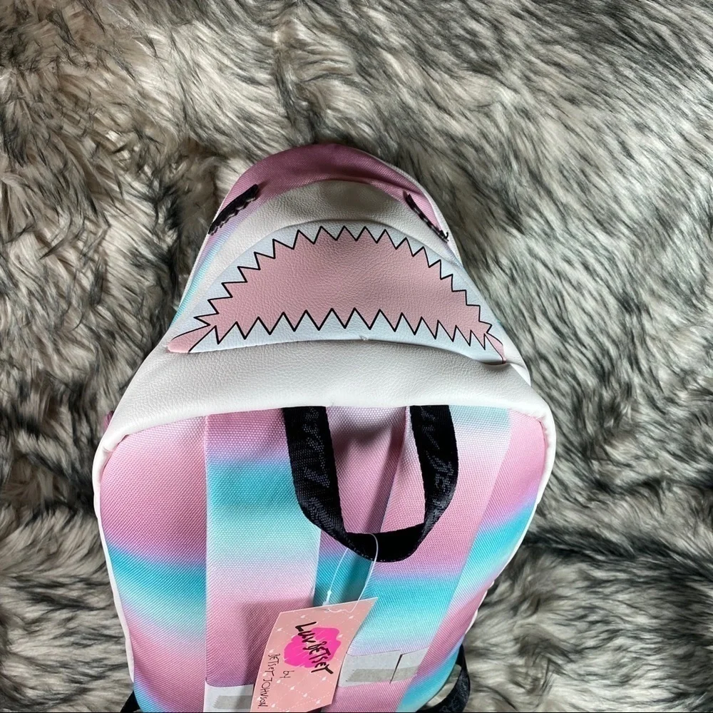Baby Shark Backpack Sharkie pastel Pink Blue
